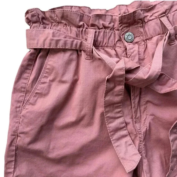 KENSIE | NWOT | PAPER BAG SHORT COTTON HIGH WAISTED | SIZE: 4/27 - Picture 2 of 9